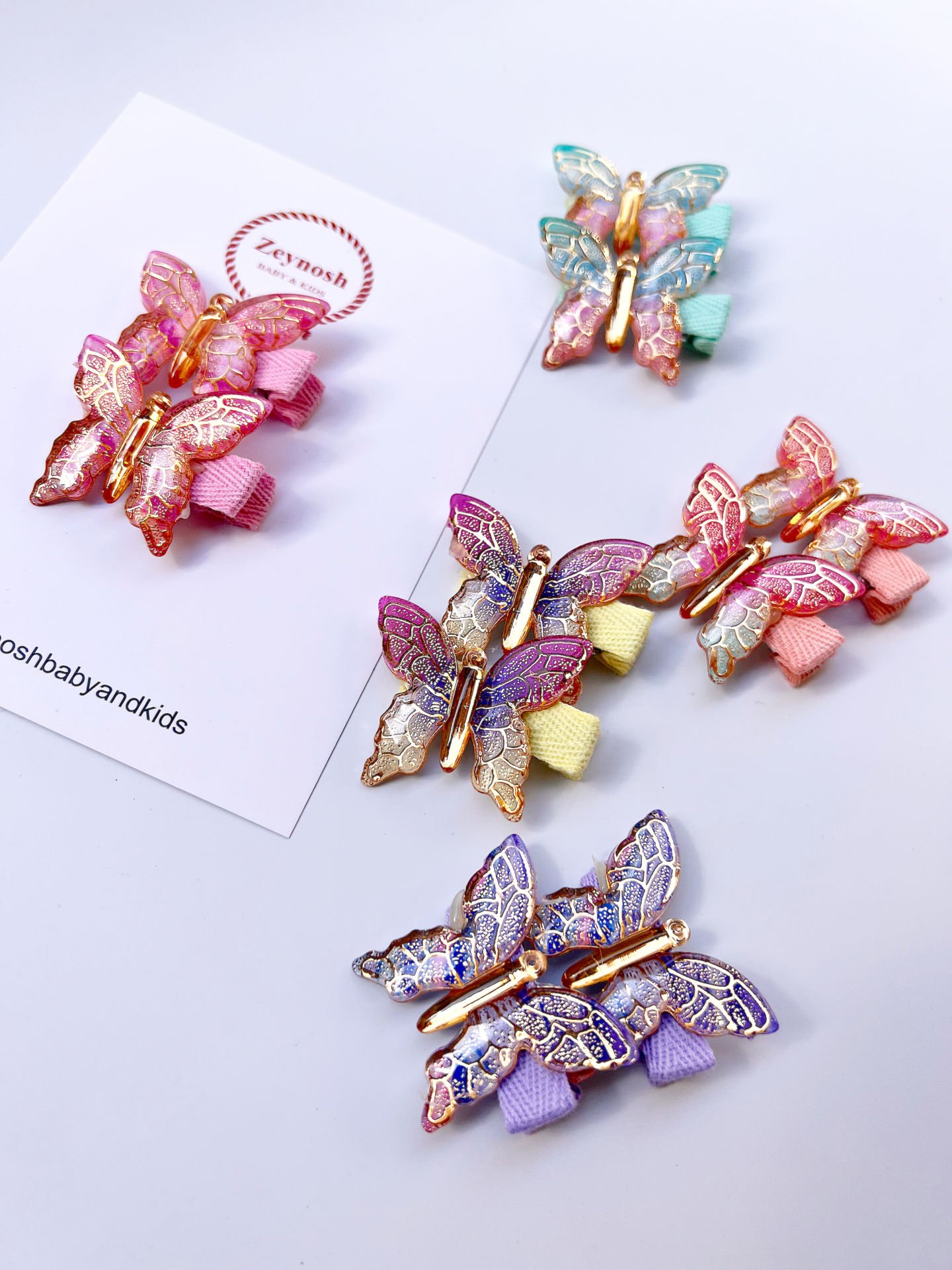 Kelebek klips toka.(Çift)