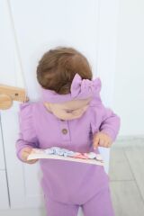 Lila tulum bandana set.