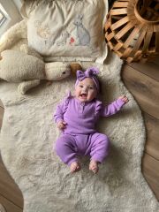 Lila tulum bandana set.