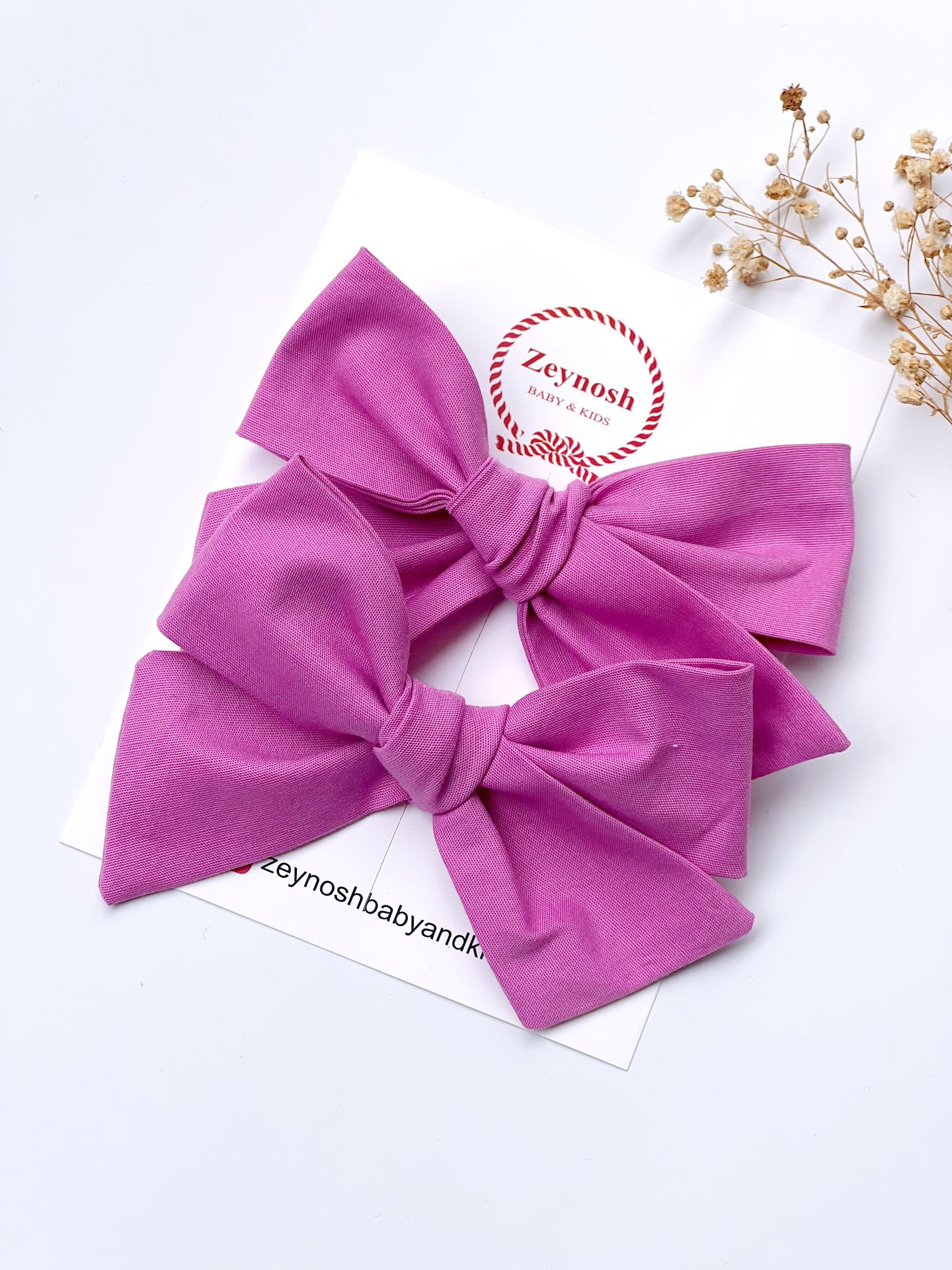 Büyük boy fiyonk klips toka.