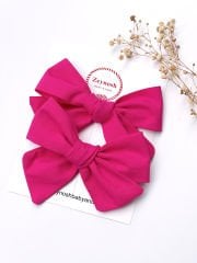 Büyük boy fuşya klips toka.