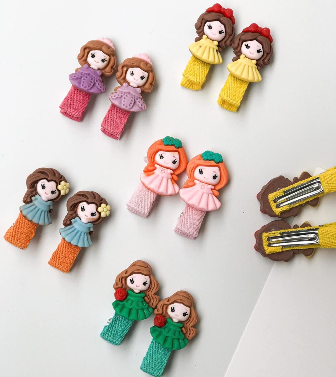 Mini sevimli kız klips tokalar.