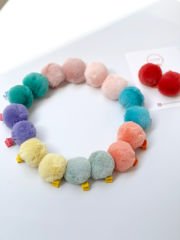 Ponpon klips toka.(Çift)