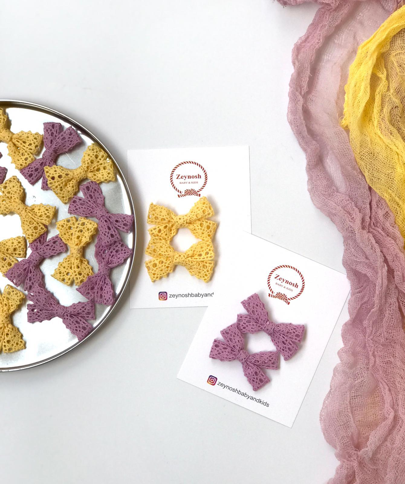 Mini dantel klips toka.